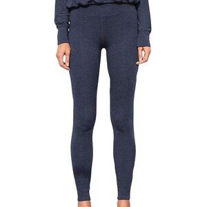 Sundry Navy Knit Pima Cotton Blend Pull On Legging Pants Size 3/L